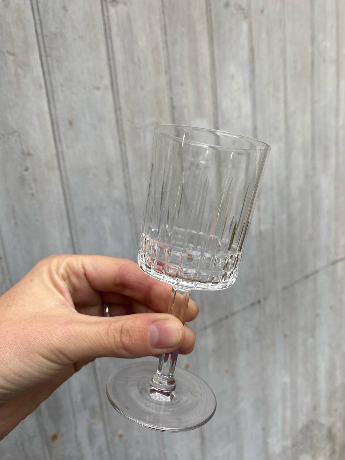 6 verres cristal