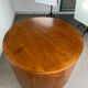 Arkana Maurice Burke, swivel side table with tulip base.
