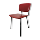 Airborne chair model Carolina Prefacto, 1950, metal and red skaï