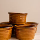 Set of 6 ramekins / terracotta raviers