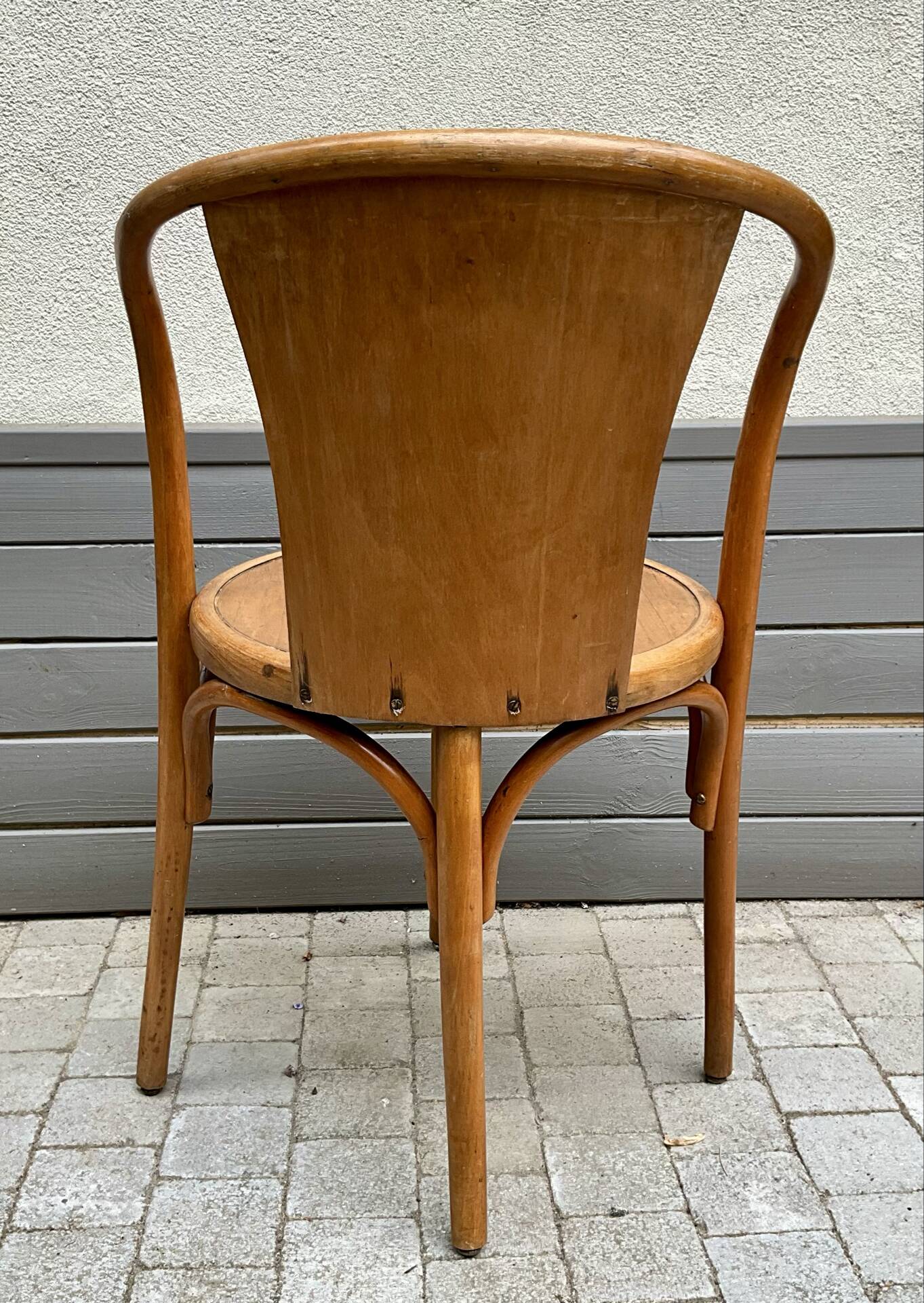 Fauteuil Fischel en bois courbé, début XXe