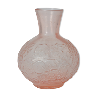 Vase boule rose