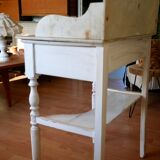 Wood dressing table and marble