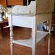 Wood dressing table and marble
