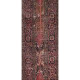 Vintage Turkish Oushak Handwoven Rug 65x407 cm