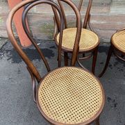 Suite of 4 viennese bistrot chairs