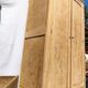 Parisian wardrobe in raw wood
