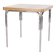 Table design Italian tubular metal base