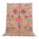 Tapis marocain vintage en laine colorée