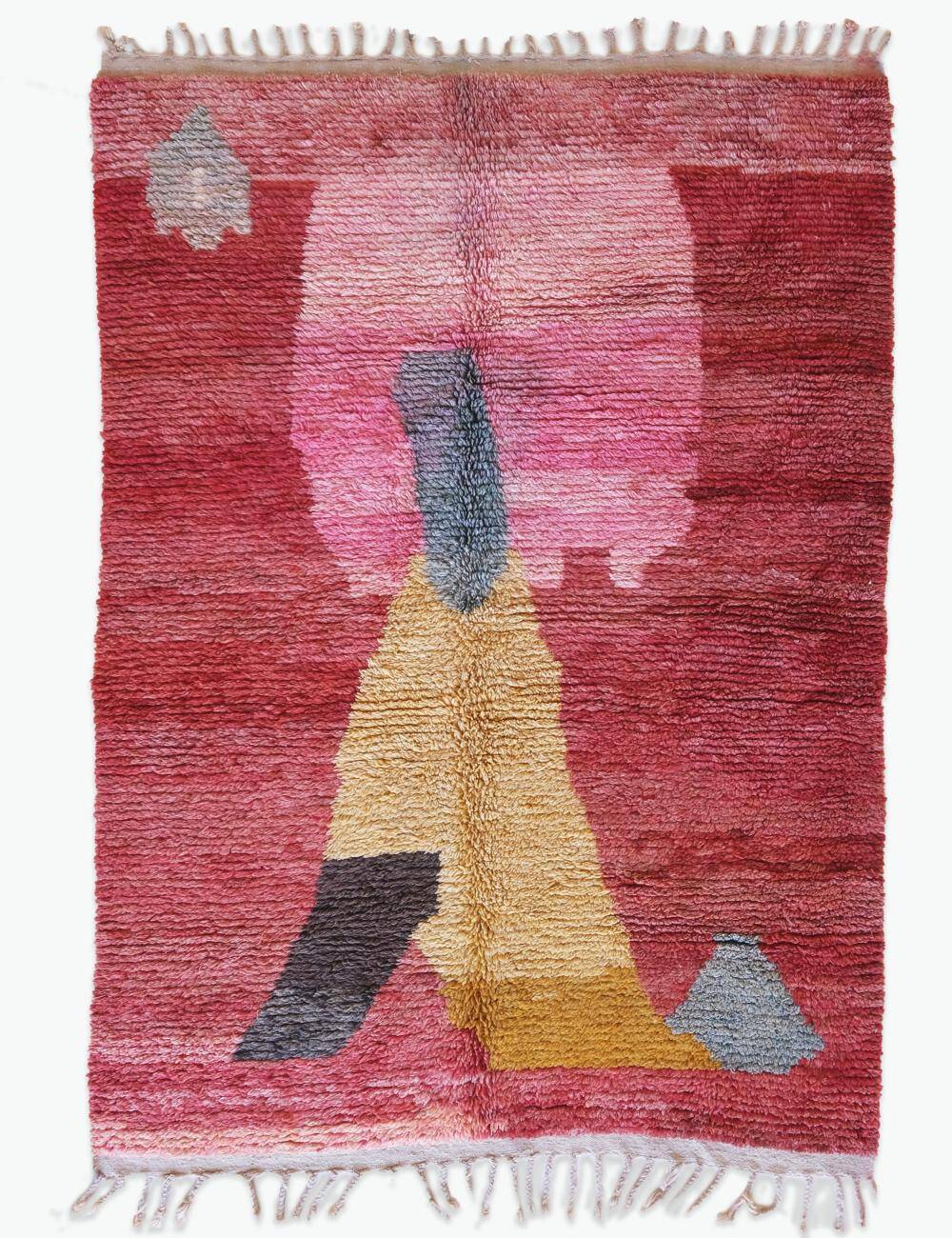 Tapis contemporain coloré