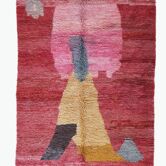 Tapis contemporain coloré