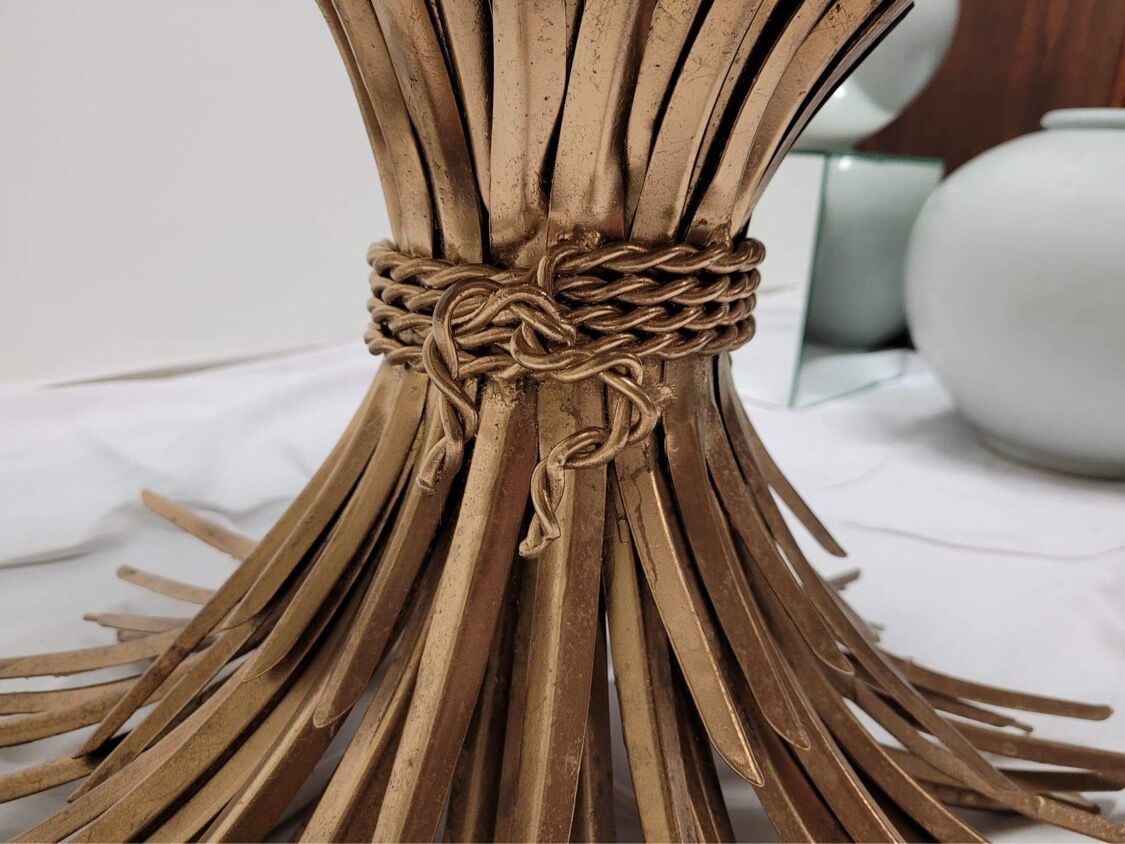 Wheat grass coffee table