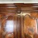 Magnificent Louis XV period wardrobe in solid walnut circa 1750