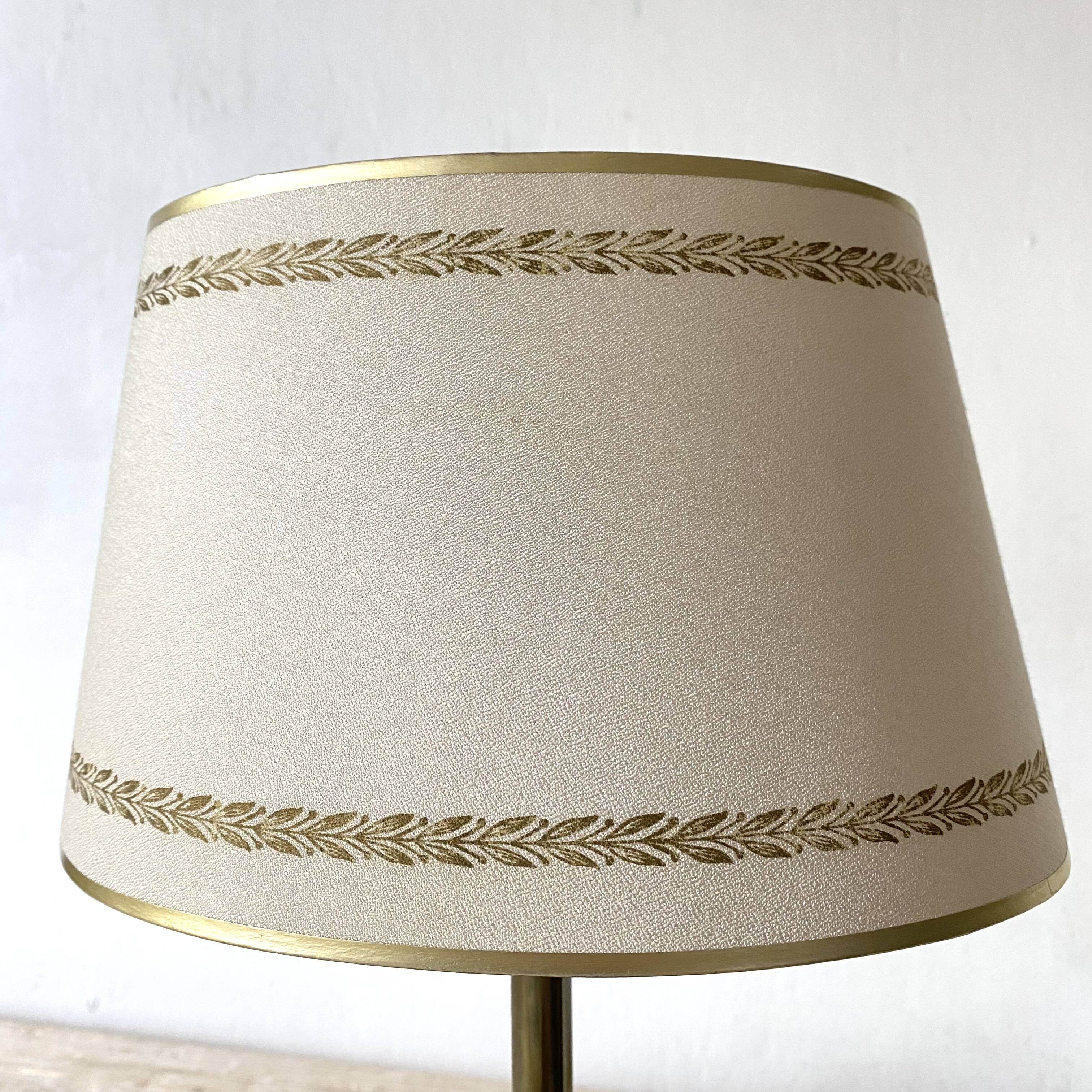 Wooden and brass sailboat marine lamp