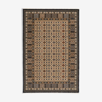 Mina 160X240 cm black Persian carpet