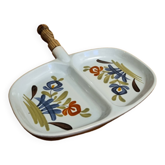 Desvres G Fourmaintreaux earthenware appetizer dish