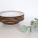 Set de 5 assiettes creuses Niderviller, en grès