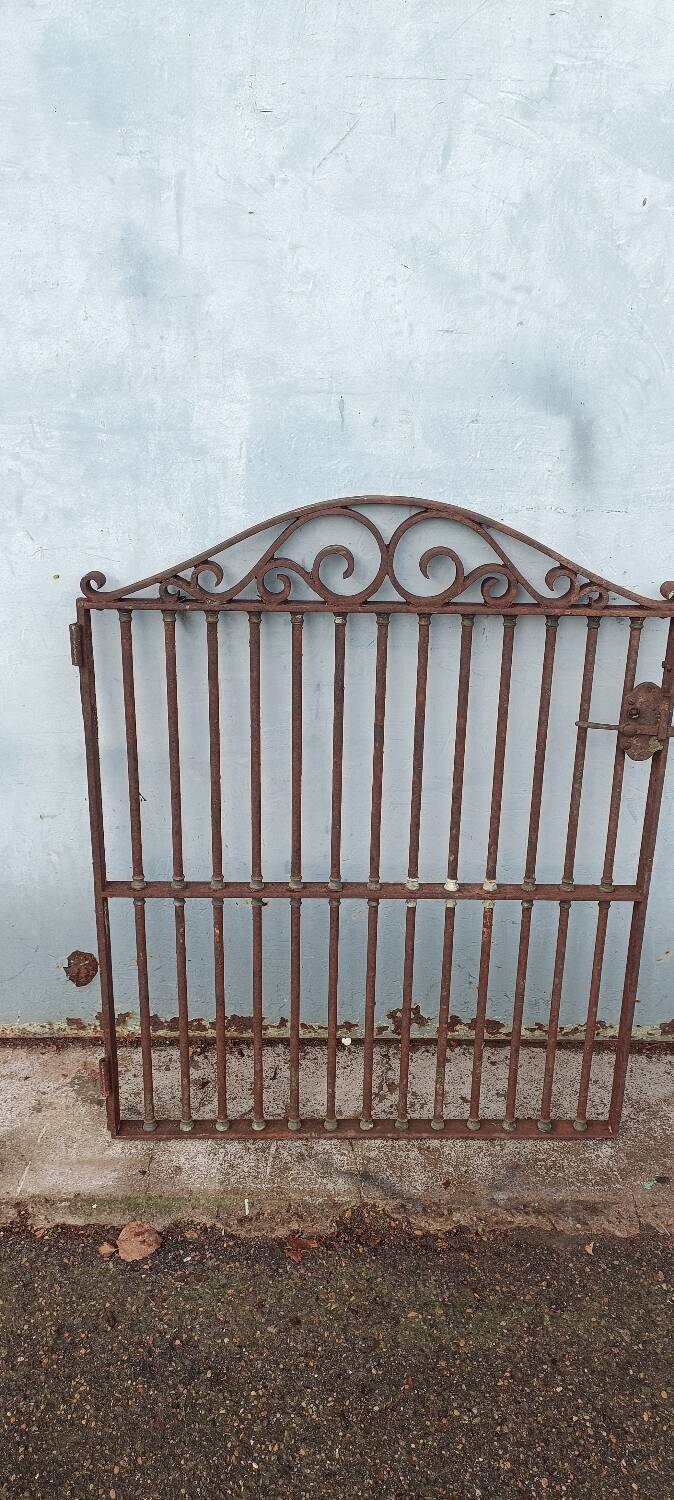 Wrought iron door grille
