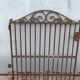 Wrought iron door grille