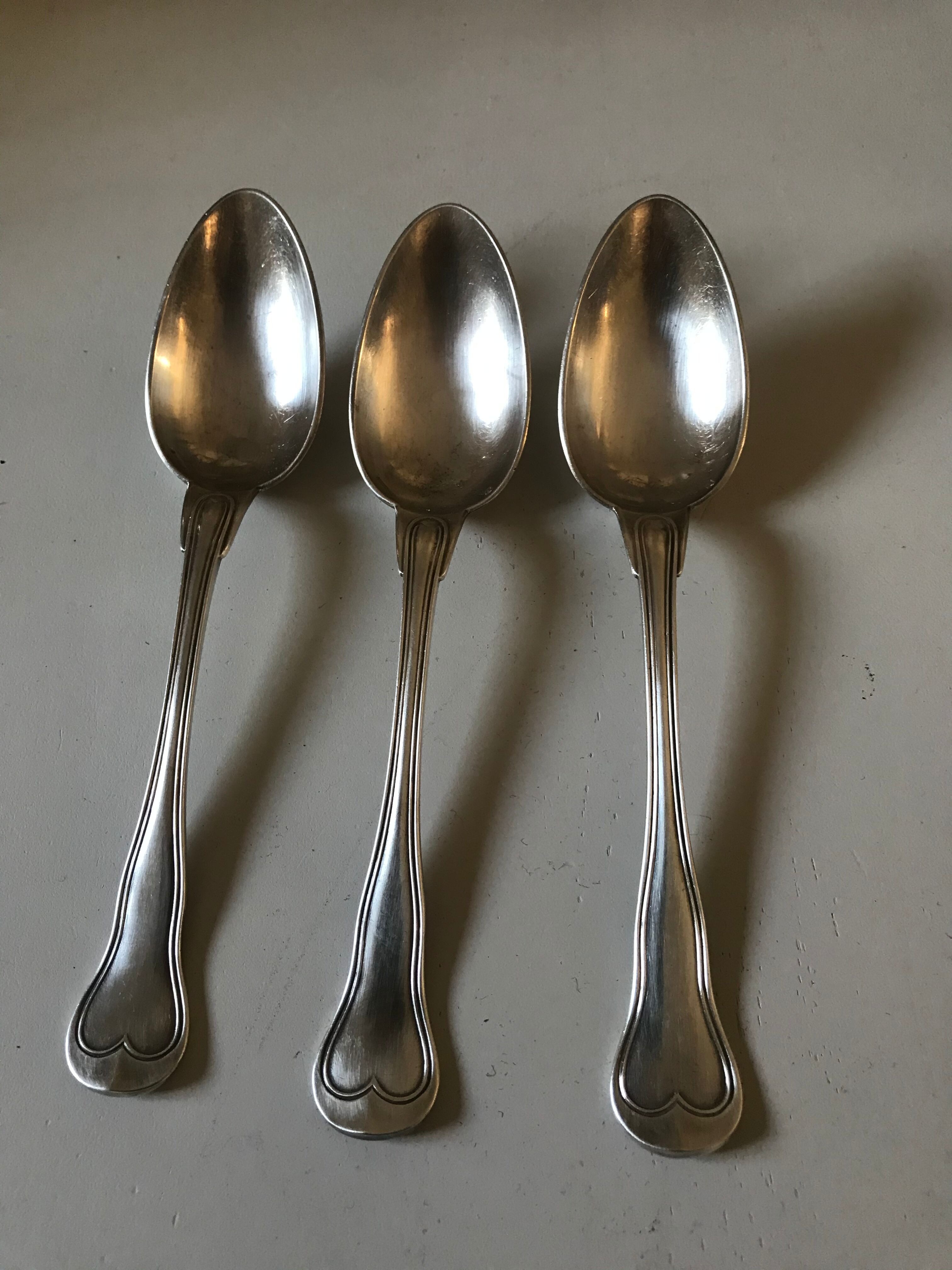 11 Lejeune silver metal covers