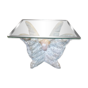 Table basse en verre