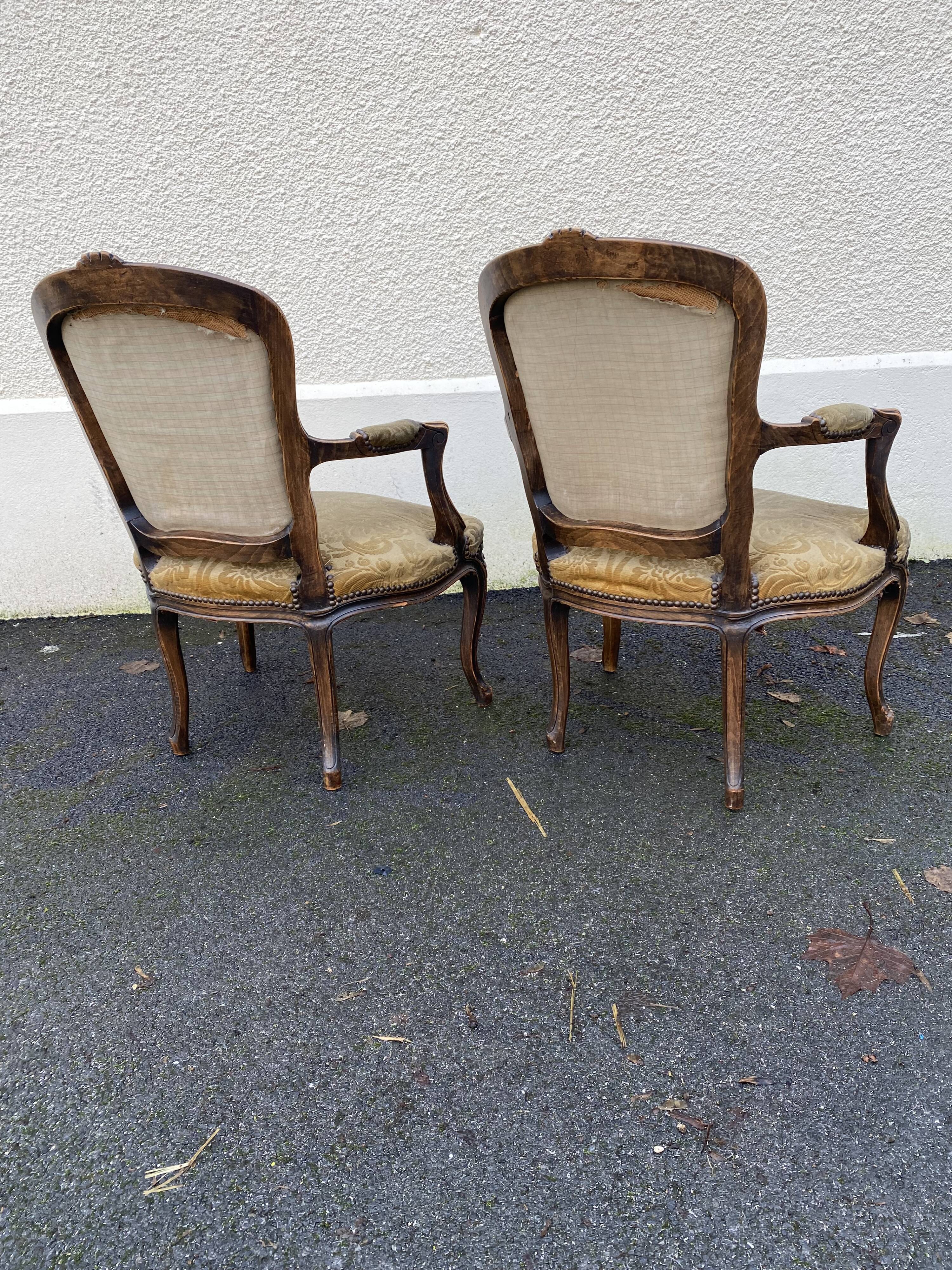 Pairs of armchairs