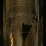 6 wine glasses "Souvenir de la Fête" early XXth