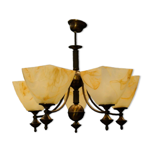 Danish chandelier with