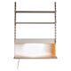 Pilastro Wall Secretary with Integrated Light - Dutch Mid-Century Modern