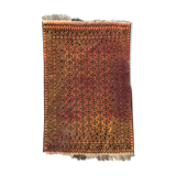 Carpet vintage made afghan turkmen hand 105 x 152 cm