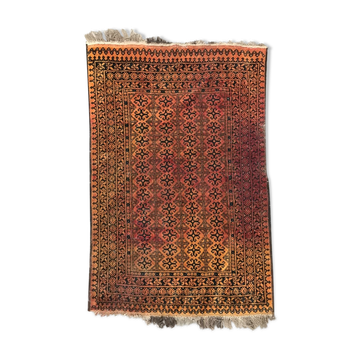 Tapis vintage turkmen afghan 105x152 cm