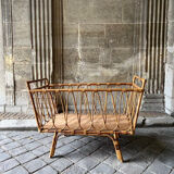 Rattan cradle
