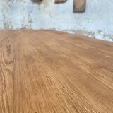 Solid oak dining table