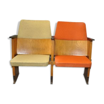 Mid century hungarian cinema seats, circa 1950s