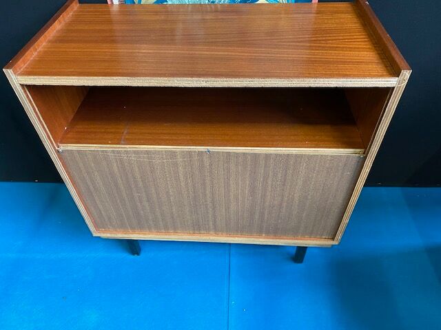 Meuble de rangements acajou vintage 60