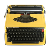 Machine à écrire brother deluxe 800 jaune