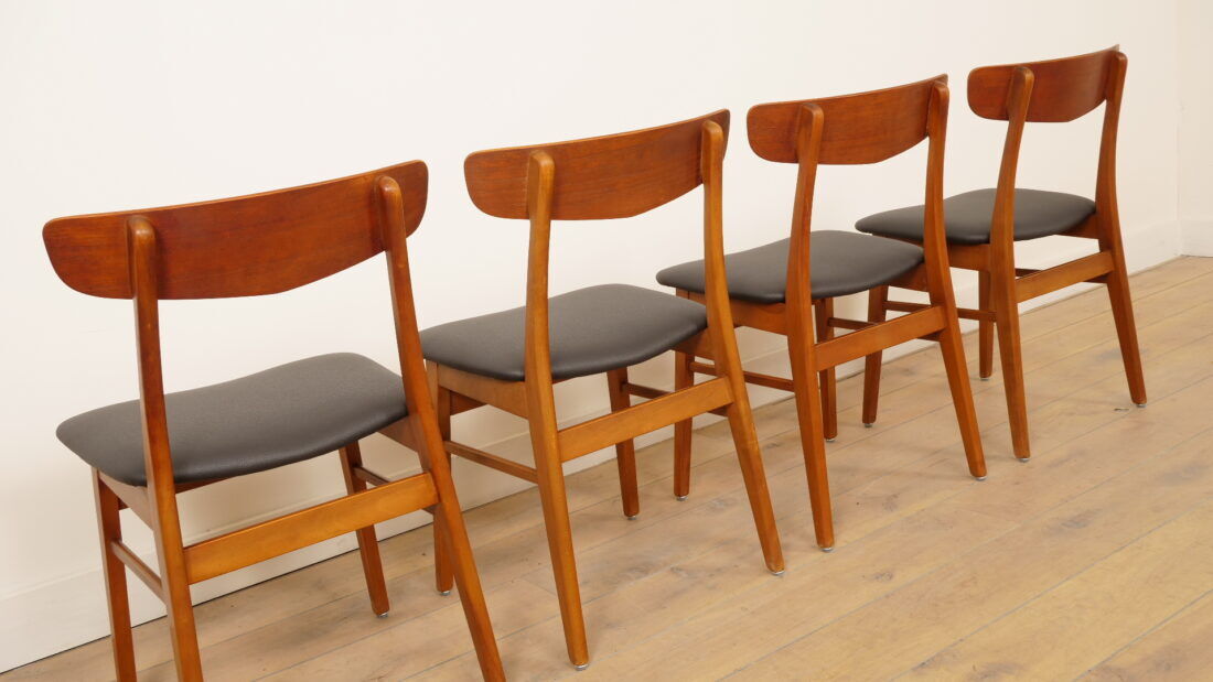 4 x dining chairs | Farstrup | Model 210 | Restored