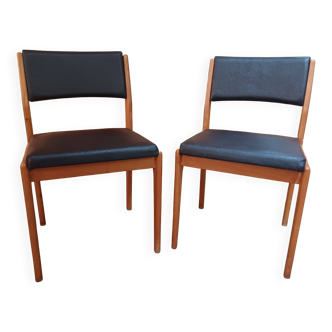 Paire de chaises 60's