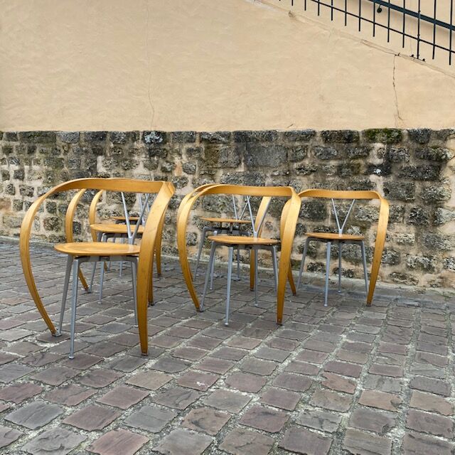 Set of 6 Chairs "Revers" by Andrea Branzi