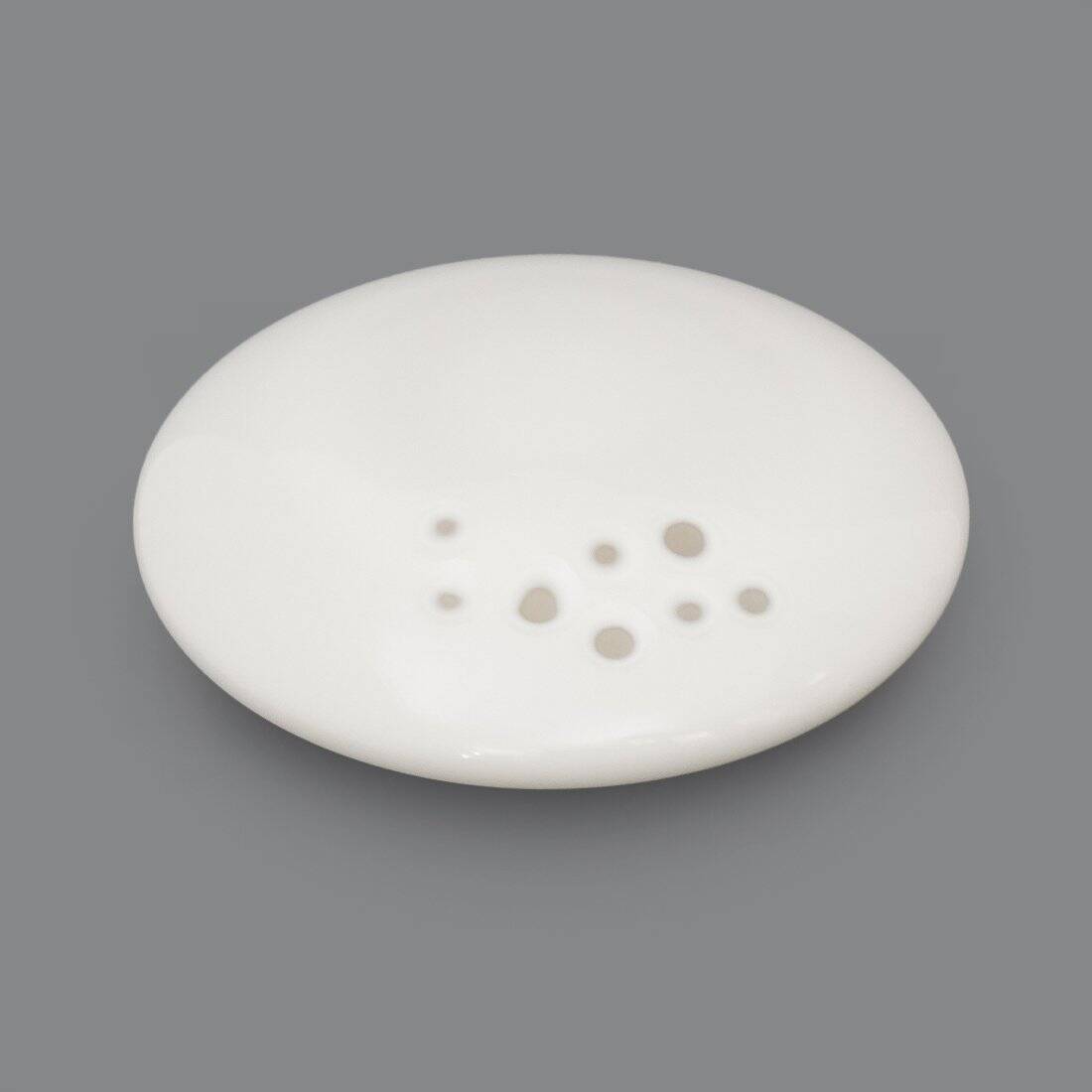 White Murano Glass Ceiling Light, 1970s