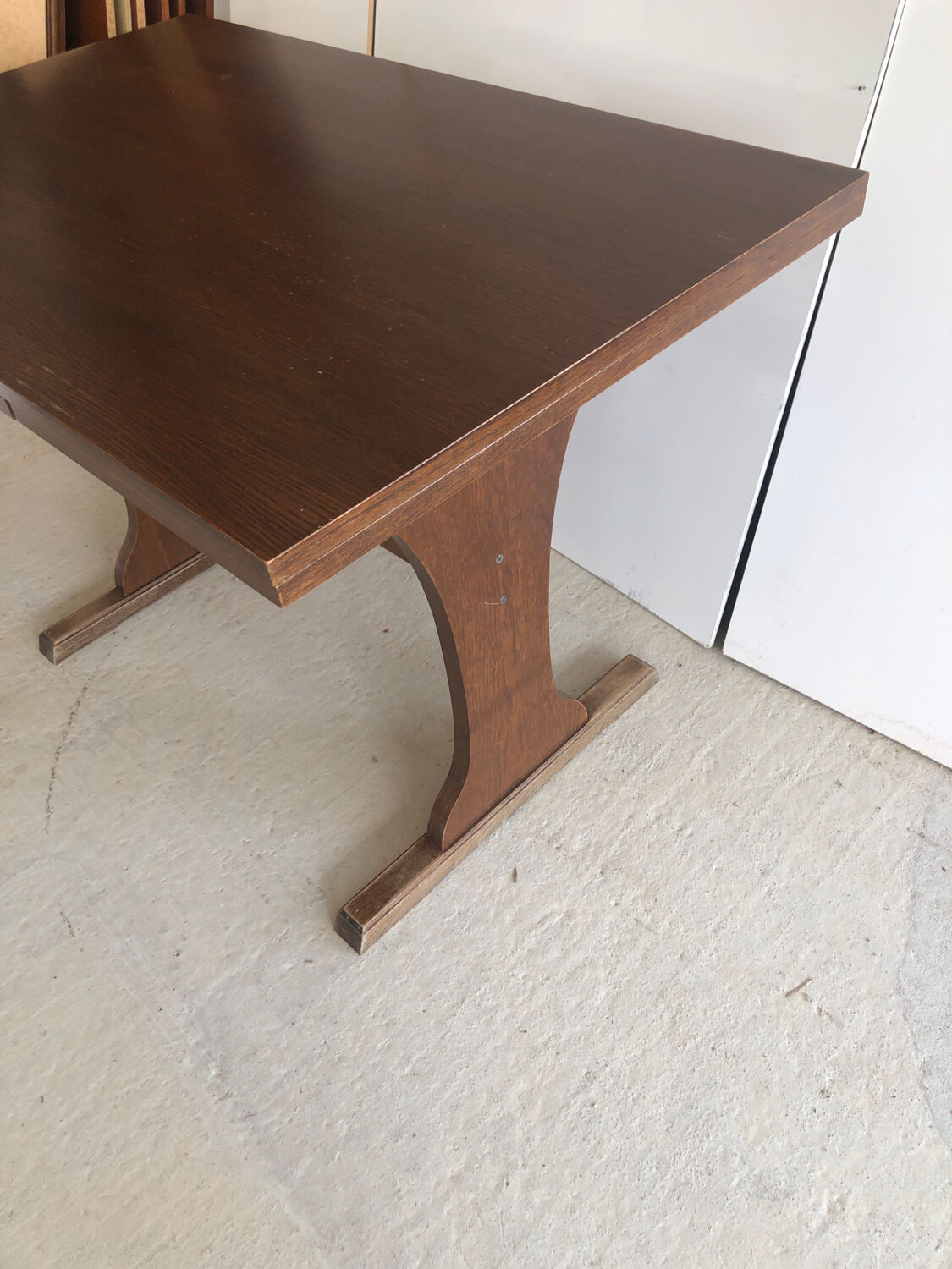 Table bistrot Vintage en bois avec rallonge