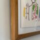 Lithographie signée et encadrée de Jean Cocteau « L’Europe notre patrie »
