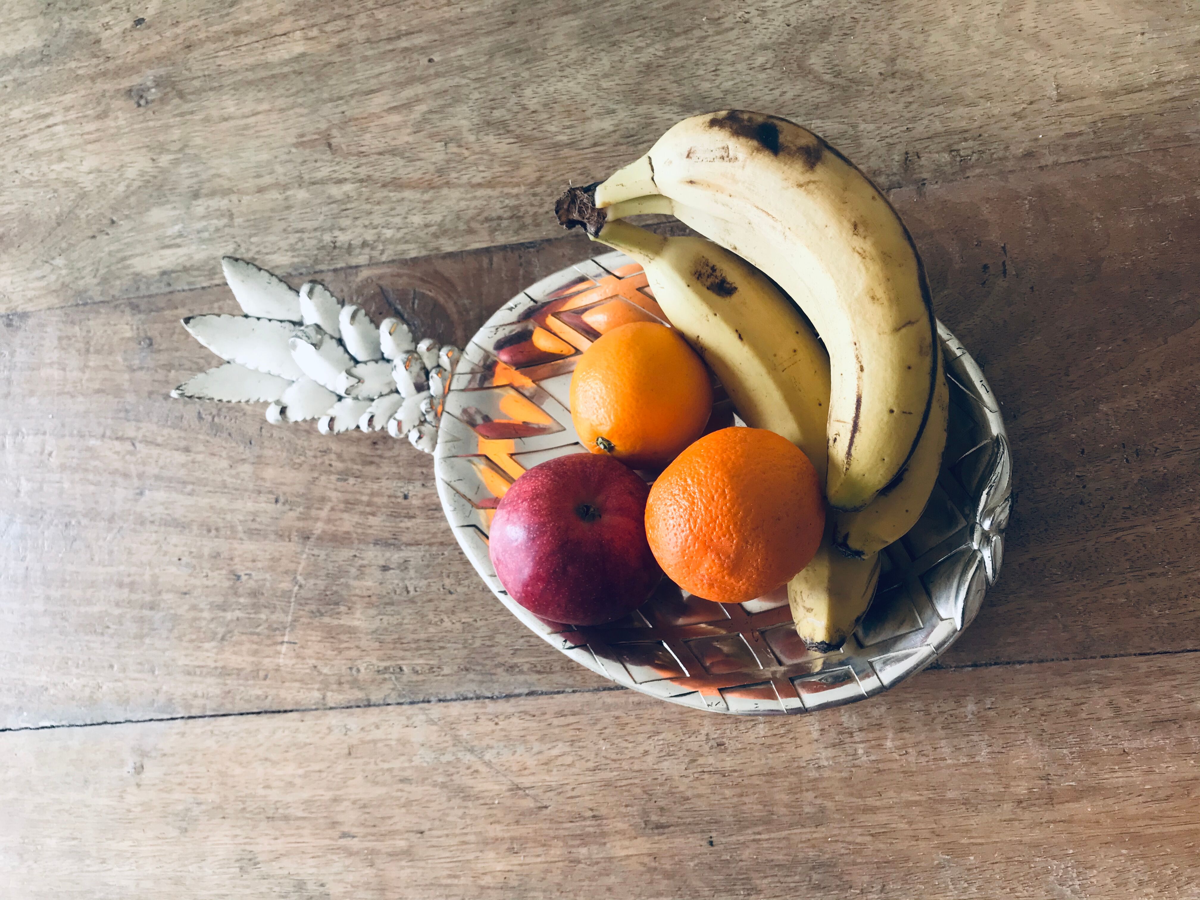 Silver pineapple dish