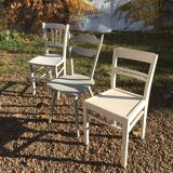 Set of mismatched chairs