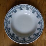 6 mismatched hollow plates Terre de fer