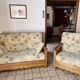 2-SEATER CHALET-STYLE SOFA AND ARMCHAIR, Jacques LELEU Collection