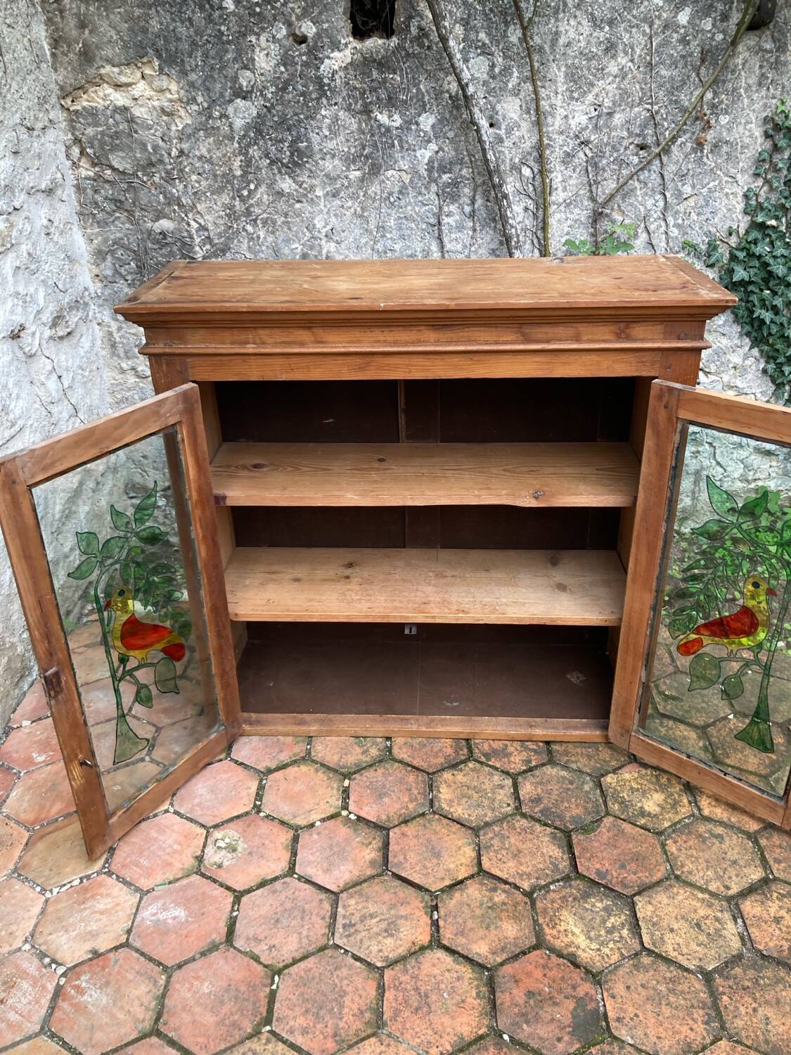Vintage solid pine dresser