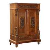 Buffet ancien néo-Renaissance en noyer, Italie, XIXe siècle