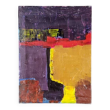 Acrylic on canvas small painting Contemporary abstract art