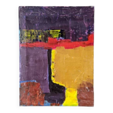 Acrylic on canvas small painting Contemporary abstract art